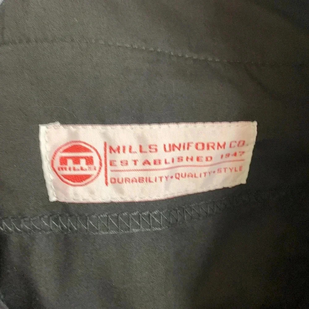 NWOT boys/teen MILLS UNIFORM CO PREP navy blue shorts 30 waist - Picture 4 of 7
